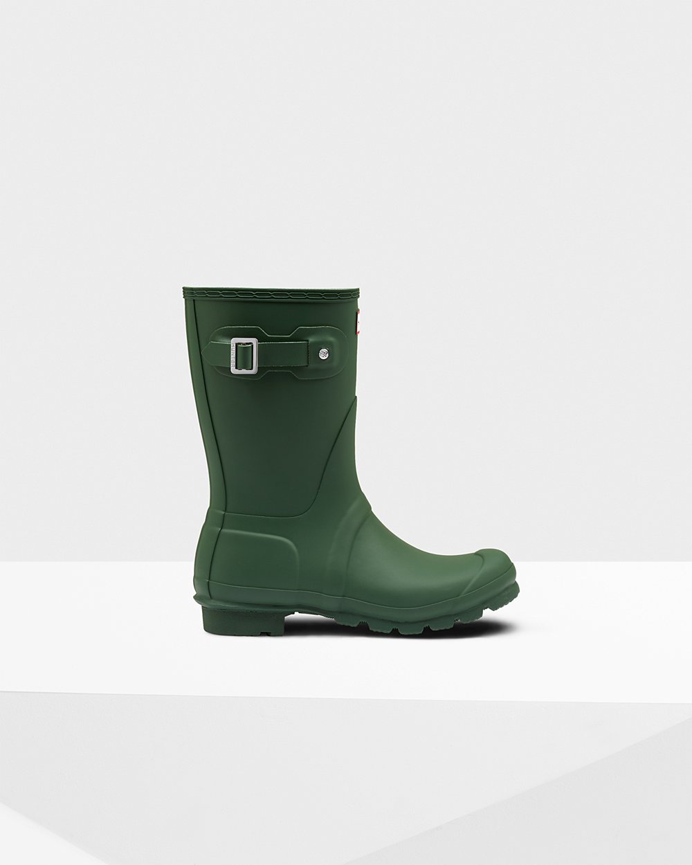 Hunter Original For Women - Short Rain Boots Green | India MEBID0235